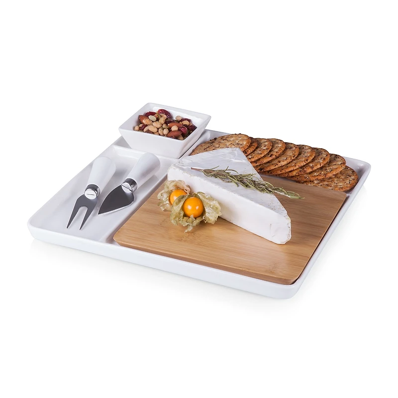 Picnic Time Wood Serving Set