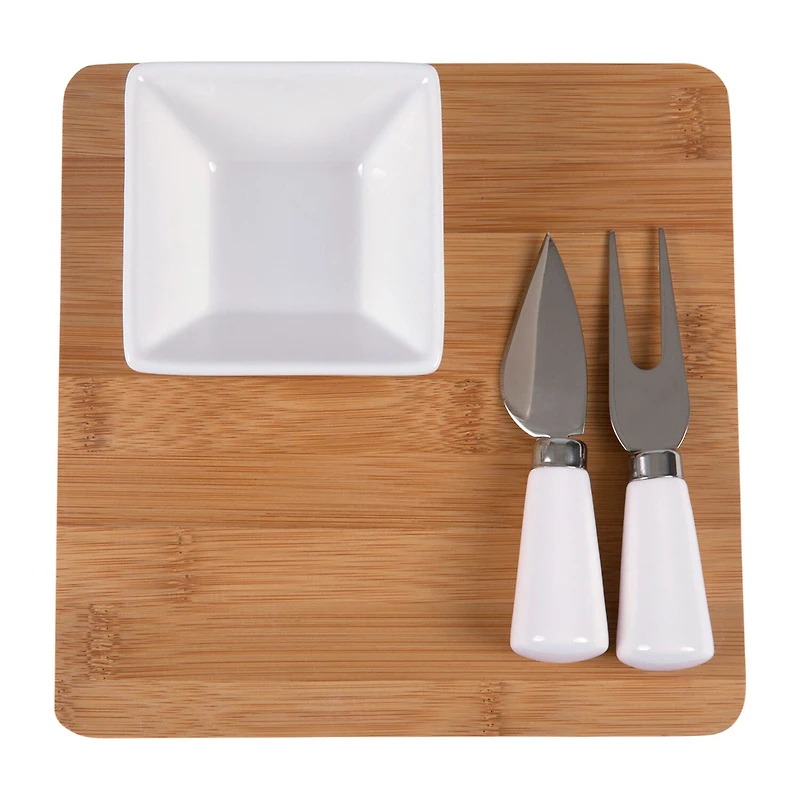 Picnic Time Wood Serving Set
