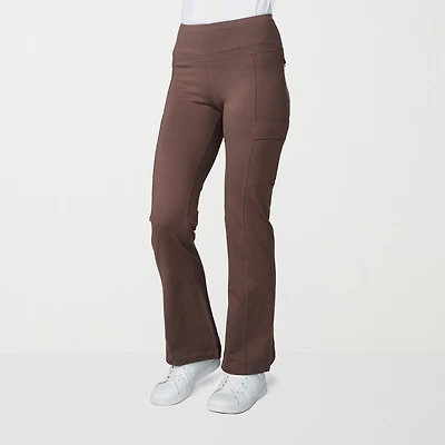 Free Country Womens Wide Leg High Rise Active Pull-On Pant