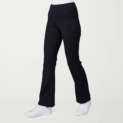 Free Country Womens Wide Leg High Rise Active Pull-On Pant