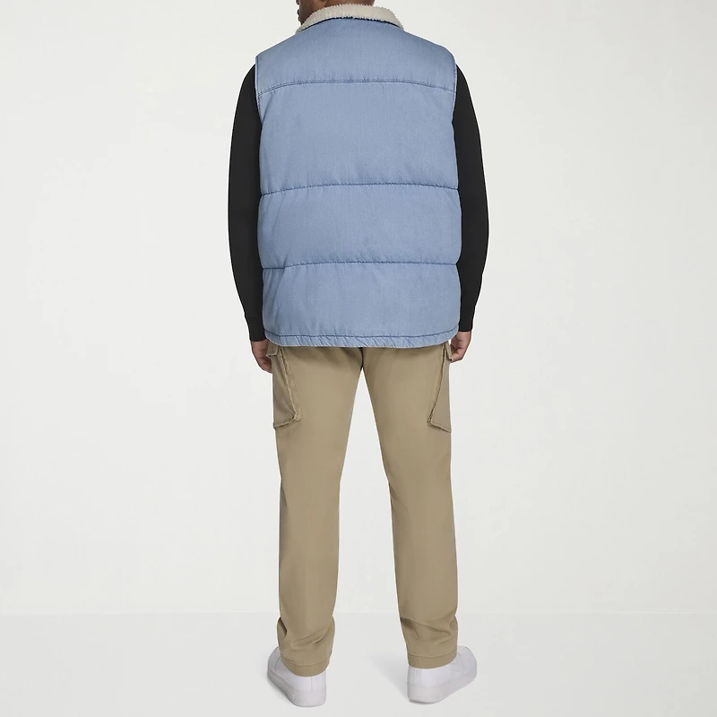 Levi's® Mens Denim Midweight Big and Tall Quilted Vest