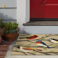 Liora Manne Frontporch Birds Animal Hand Tufted Indoor Outdoor Rectangular Accent Rug