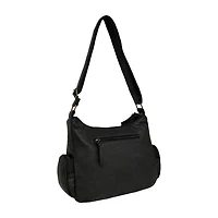 Bueno of California Elephant Large Washed Hobo Crossbody Bag