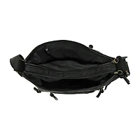 Bueno of California Elephant Large Washed Hobo Crossbody Bag