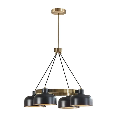 INK+IVY Abbott 4-Light Chandelier