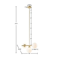 INK+IVY Aurelia 3-Light Chandelier