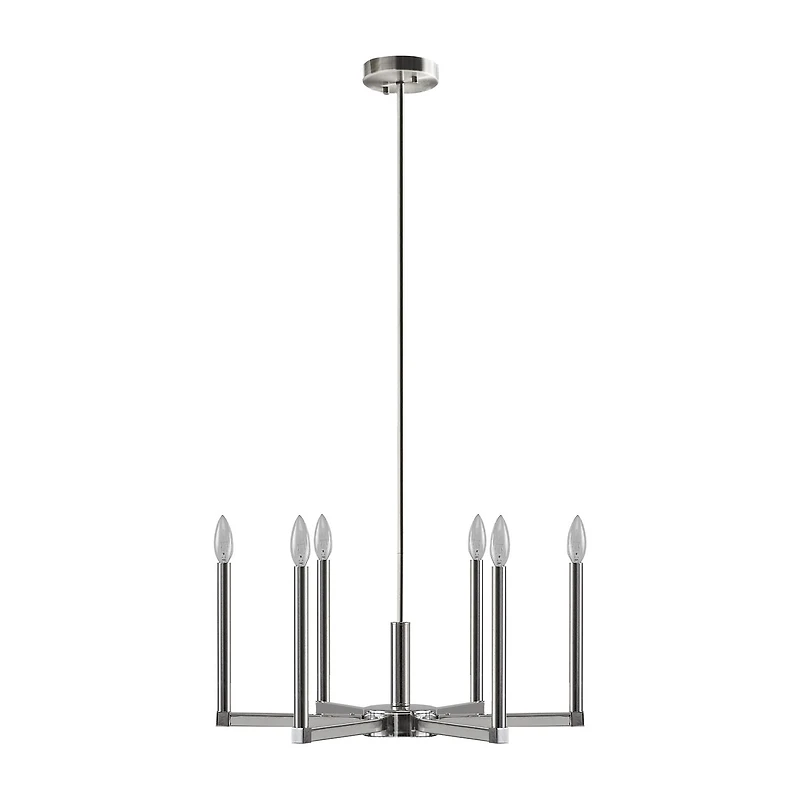 INK+IVY Renzetti 6-Light Candelabra Chandelier