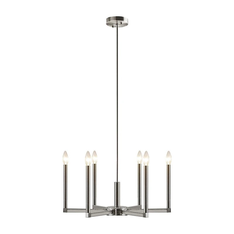 INK+IVY Renzetti 6-Light Candelabra Chandelier