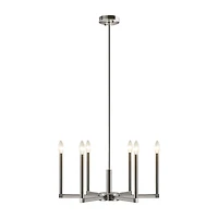 INK+IVY Renzetti 6-Light Candelabra Chandelier