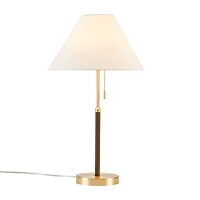 INK+IVY Bromley Two Tone Pull-Chain Metal Table Lamp