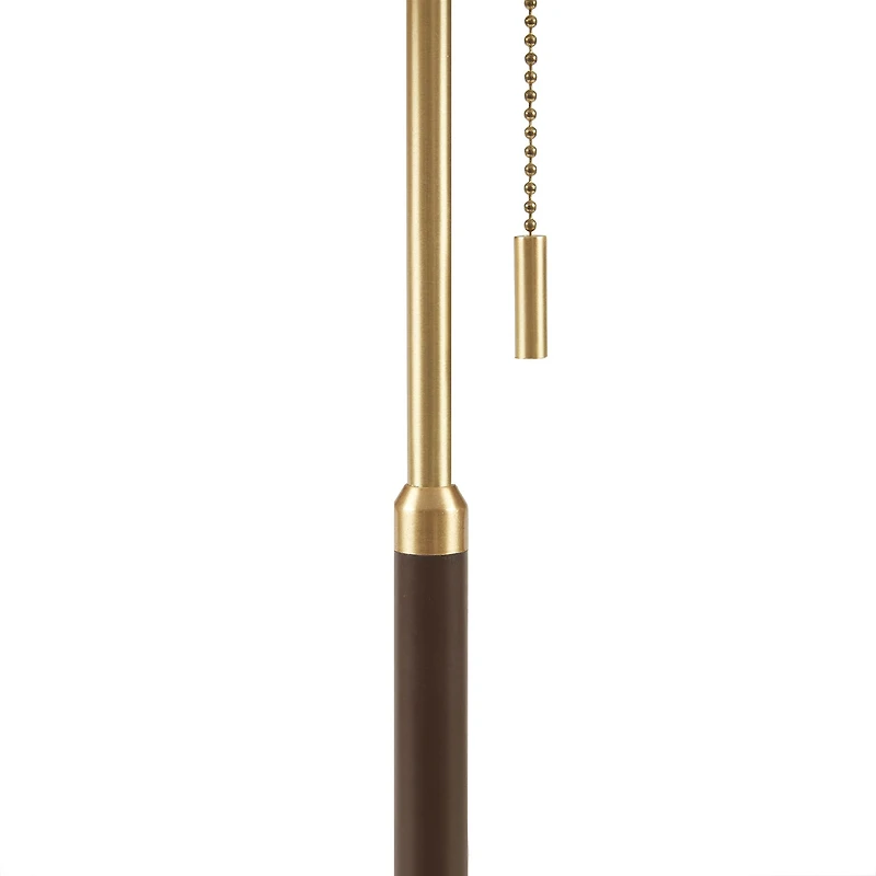 INK+IVY Bromley Two Tone Pull-Chain Metal Table Lamp