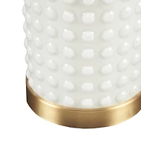 INK+IVY Grace Textured Dot Glass Table Lamp