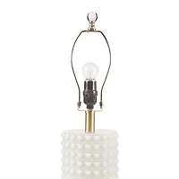 INK+IVY Grace Textured Dot Glass Table Lamp