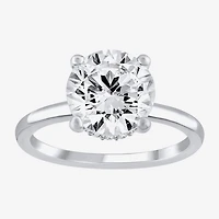 (G / Si2) Womens 3 1/3 Ct. T.W. Lab Grown White Diamond 14K Gold Round Solitaire Bridal Set