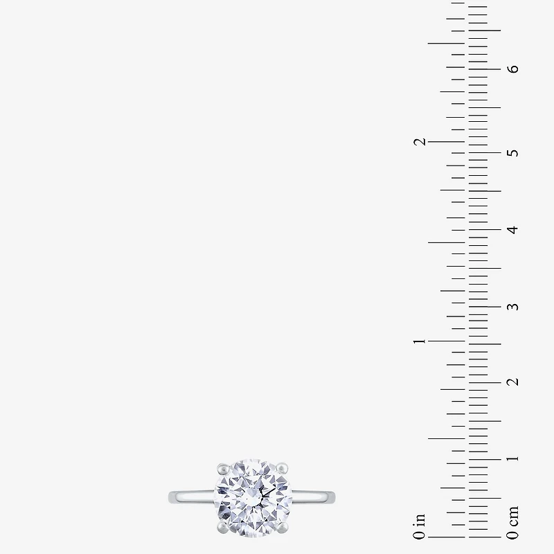 (G / Si2) Womens 3 1/3 Ct. T.W. Lab Grown White Diamond 14K Gold Round Solitaire Bridal Set