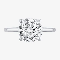 (G / Si2) Womens 3 1/3 Ct. T.W. Lab Grown White Diamond 14K Gold Round Solitaire Bridal Set