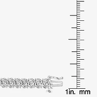 (I1/ I) Womens 1 CT. T.W. Lab Grown White Diamond Sterling Silver 7.5 Inch Tennis Bracelet
