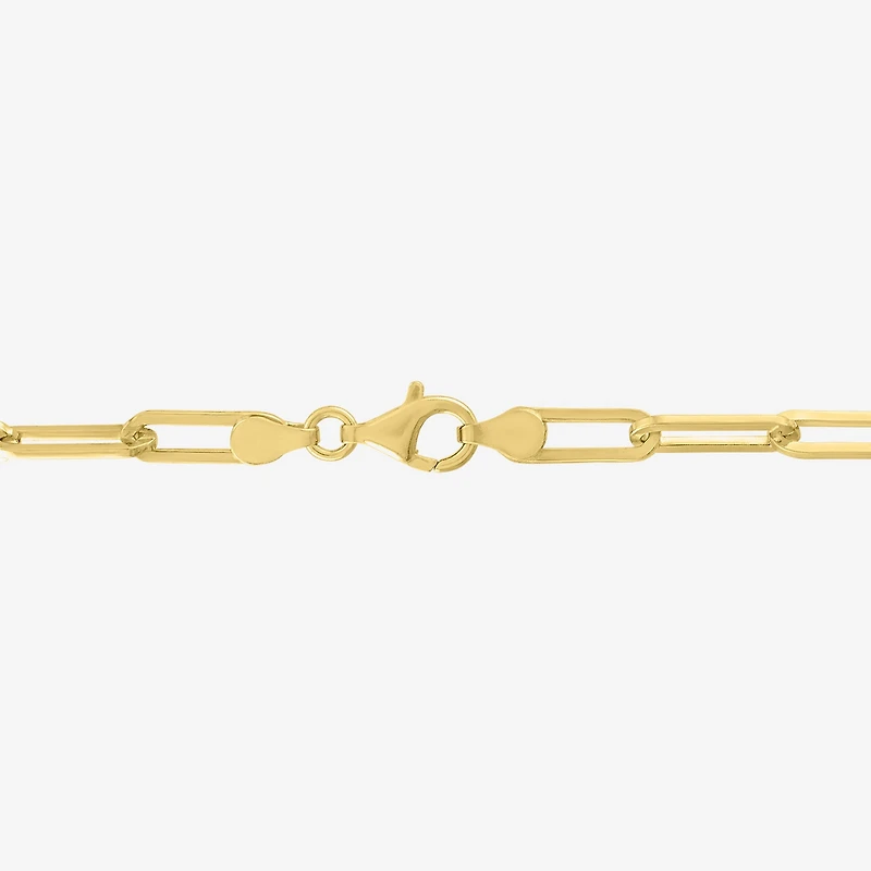 Diamond Addiction (G-H / I1-I2) Womens 1/2 CT. T.W. Lab Grown White Diamond 14K Gold Over Silver Sterling Silver Paperclip 18 Inch Pendant Necklace