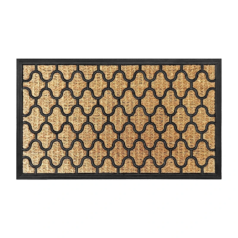 Achim Harlequin Natural Coir 18"X30" Doormat