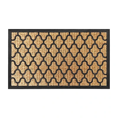 Achim Harlequin Natural Coir 18"X30" Doormat