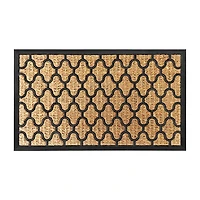 Achim Harlequin Natural Coir 18"X30" Doormat