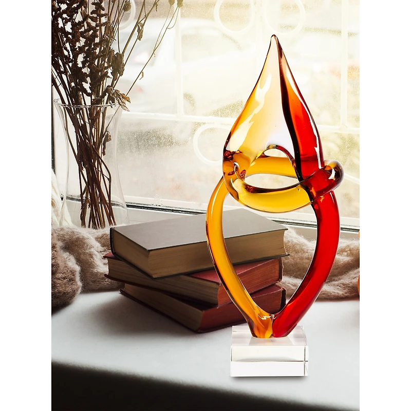 Dale Tiffany Salto Art Glass Sculpture
