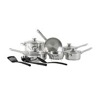 Cooks Stainless Steel 13-pc. Cookware Set