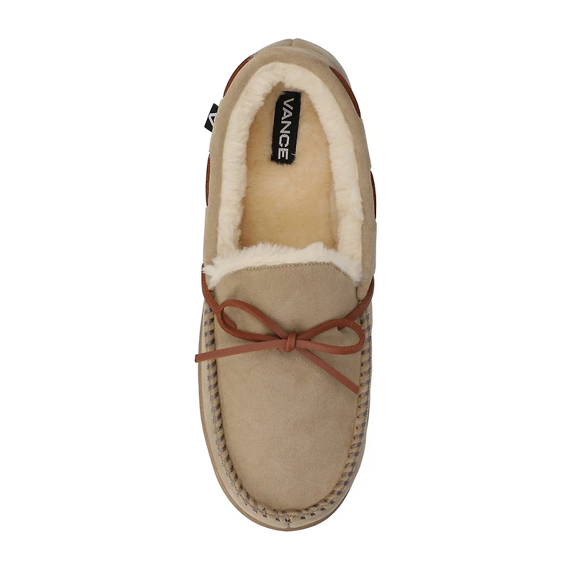 Vance Co Mens Moc Closed Toe Slip-On Shoe
