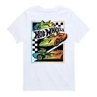 Muscle Car Racing Little & Big Kid Boys Crew Neck Short Sleeve Regular Fit Hot Wheels Graphic T-Shirt