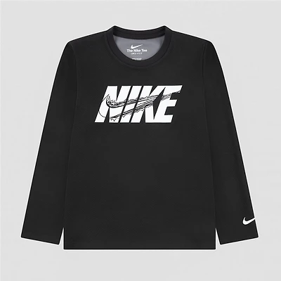 Nike Little Boys Crew Neck Long Sleeve Regular Fit Graphic T-Shirt
