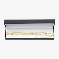 Made in Italy Unisex Adult 10K Gold 20 Inch Figaro Chain Necklace