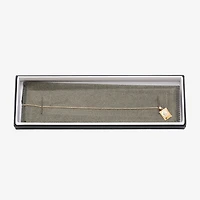 Madonna And Child Womens 14K Gold Rectangular 18 Inch Pendant Necklace