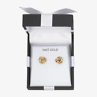 14K Gold Love Knot Earrings