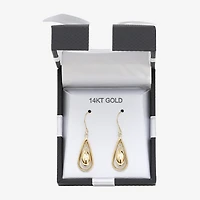 Womens 14K Gold Drop Earrings