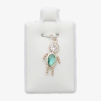 10K Gold December Birthstone Babies Boy Charm