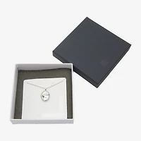 "Mom" Womens Sterling Silver 18 Inch Locket Necklace