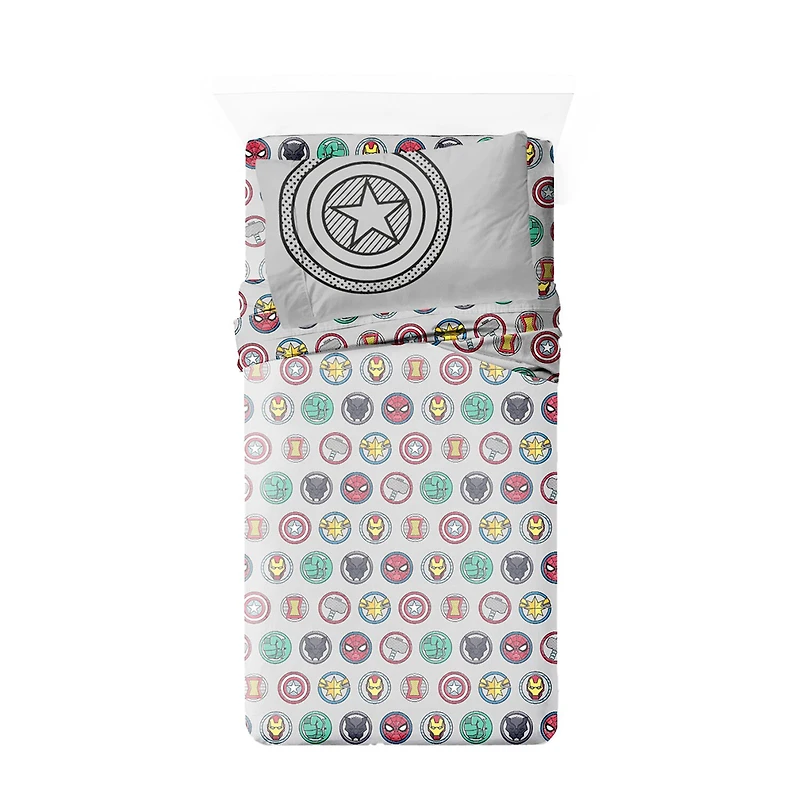 Marvel Avengers Pop Complete Bedding Set with Sheets