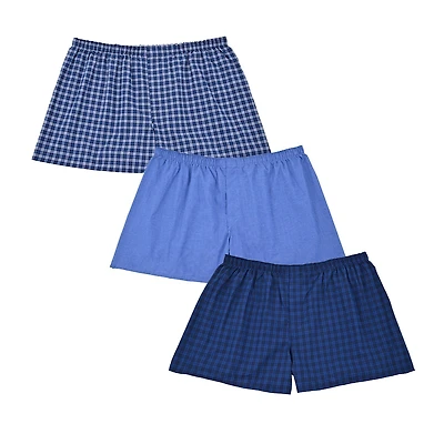 Hanes Mens Big 3 Pack Boxers 155hb