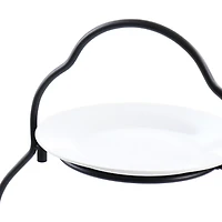 Elama 3-Tier Porcelain Tiered Server