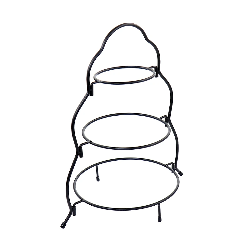 Elama 3-Tier Porcelain Tiered Server