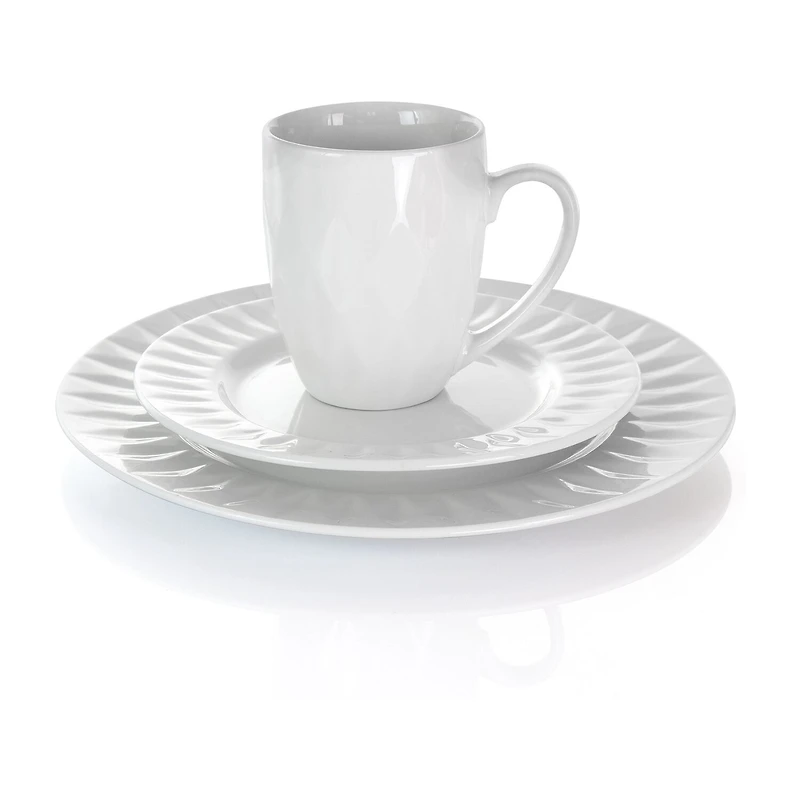 Elama 18-pc. Porcelain Dinnerware Set