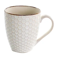 Elama Honey Ivory 16-pc. Stoneware Dinnerware Set