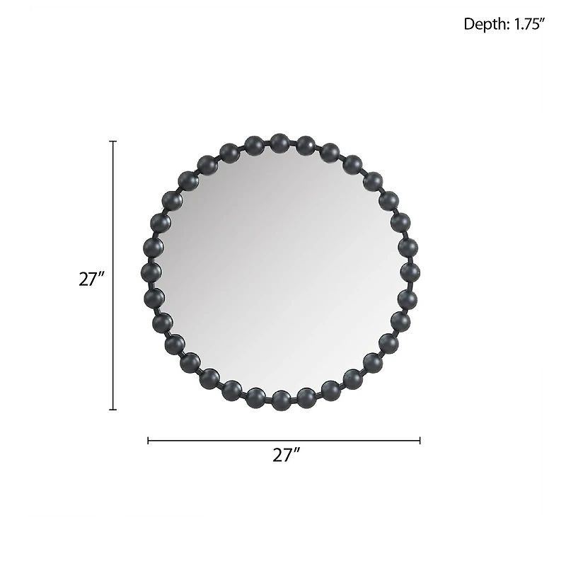 Madison Park Signature Round Marlowe Wall Mount Mirror