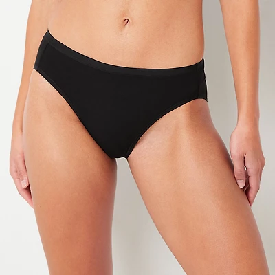 Ambrielle Cotton High Cut Panty