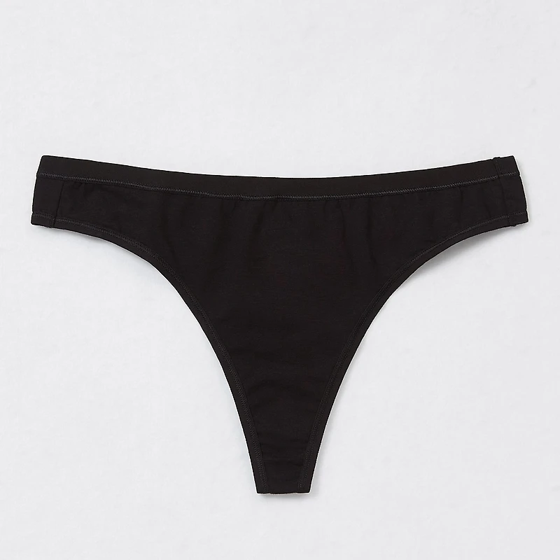 Ambrielle Organic Cotton Thong Panty 303247