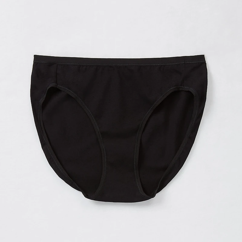 Ambrielle Cotton High Cut Panty