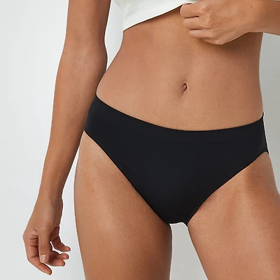 Ambrielle Womens Seamless High Cut Panty