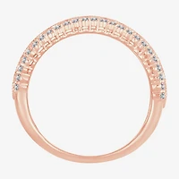 Womens 1 CT. T.W. Natural White Diamond 10K Gold Anniversary Band