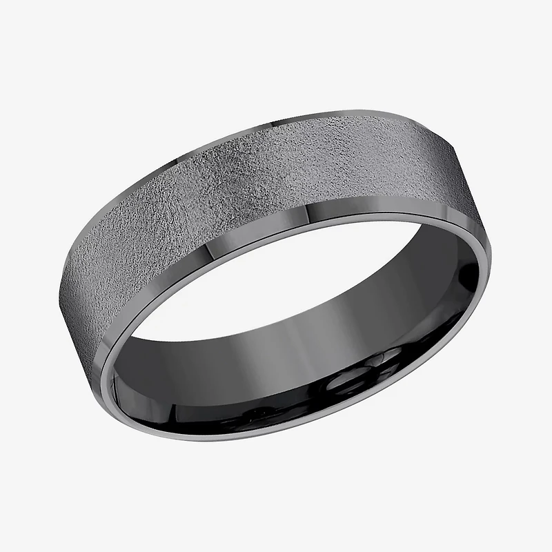 Mens 7MM Tantalum Wedding Band