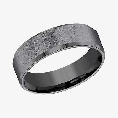 Mens 7MM Tantalum Wedding Band
